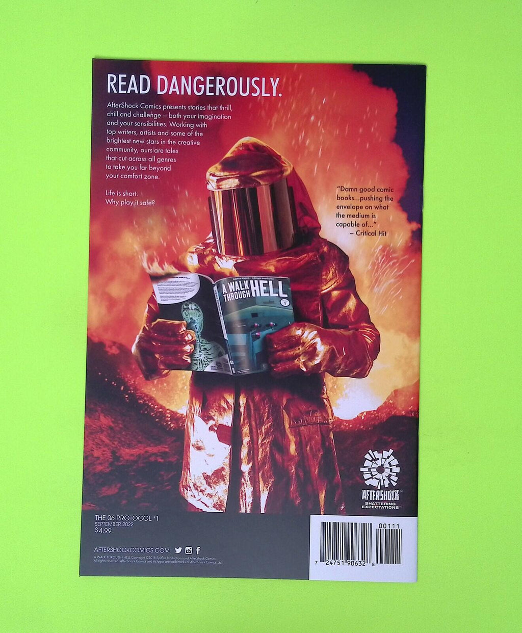06 Protocol #1 2022 AfterShock Comics 8.0 Comic Book X219-142