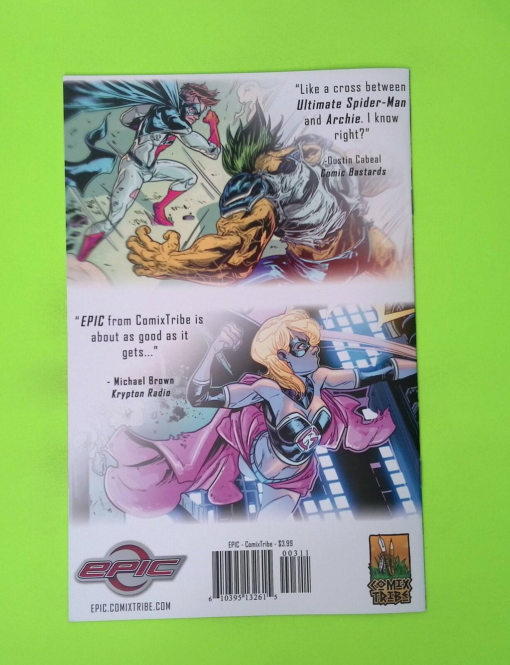Epic #3 2015 ComixTribe High Grade Comic Book W200-22