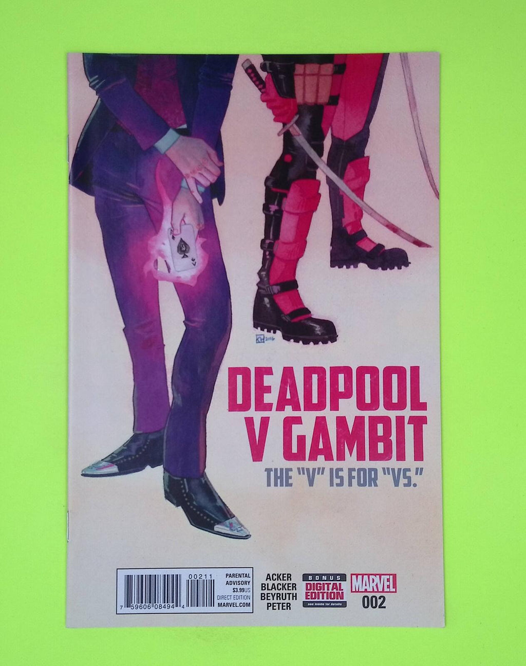 Deadpool V Gambit #2 2016 Marvel Comics 8.0 Comic Book A85-126