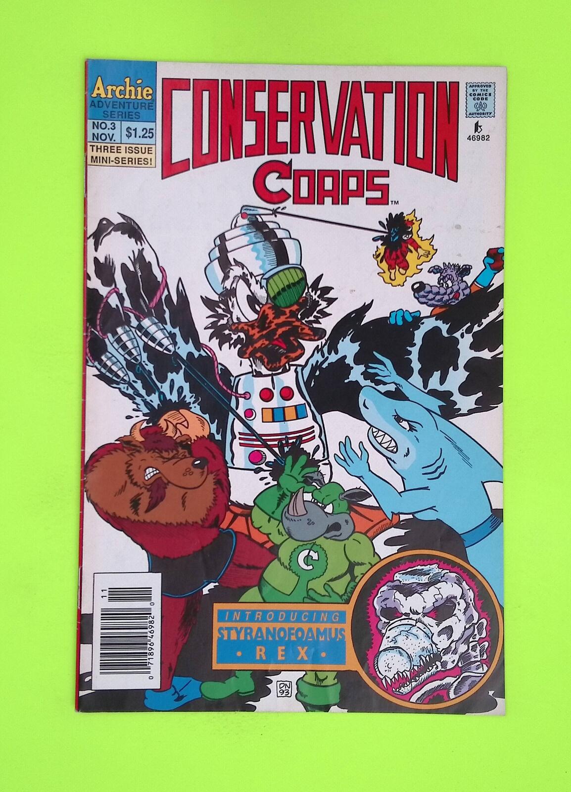 Conservation Corps #3 Archie Comics Group Mid Grade Comic Book A25-204