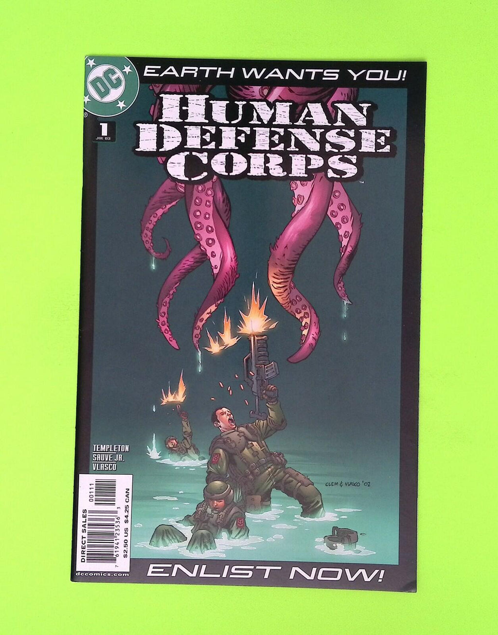 Human Defense Corps #1 2003 DC Comics High Grade Comic Book X149-84