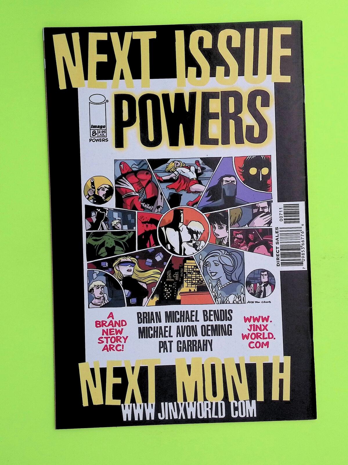 Powers #7 Vol. 1 2000 Image Comics Mid Grade Comic Book L37-95