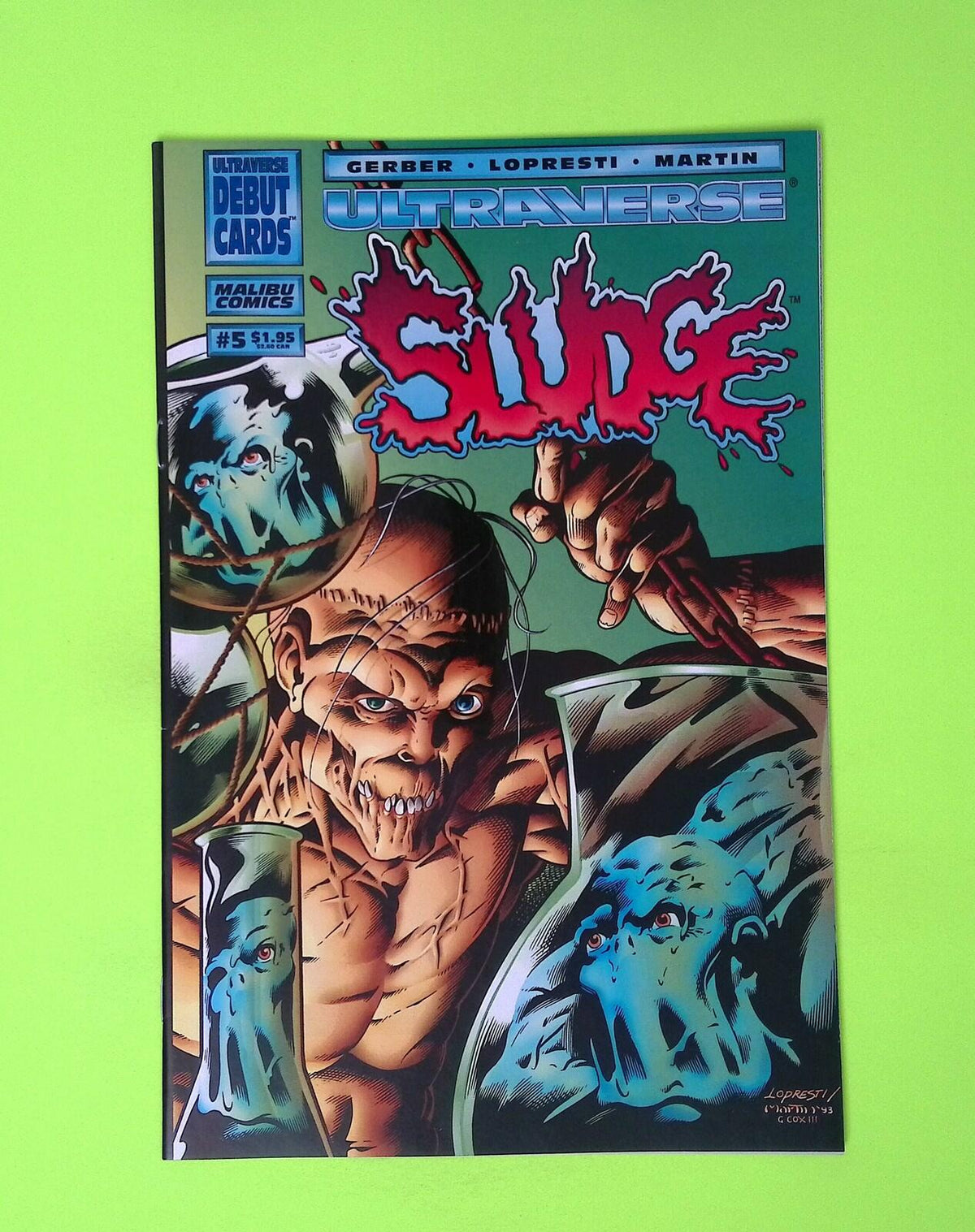 Sludge #5 1994 Malibu Comics High Grade Comic Book X106-103