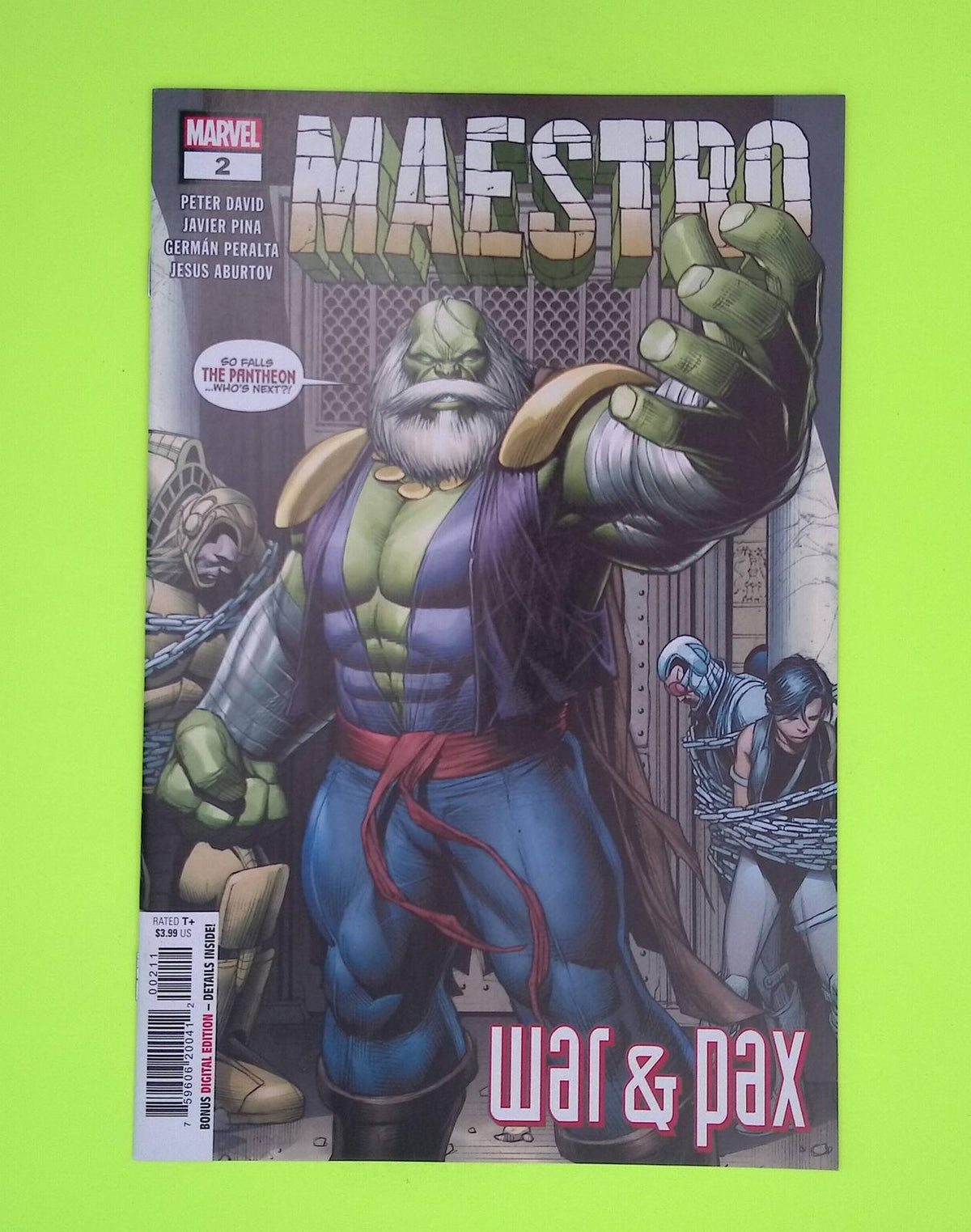 Maestro War & Pax #2 2021 Marvel Comics High Grade Comic Book A37-89