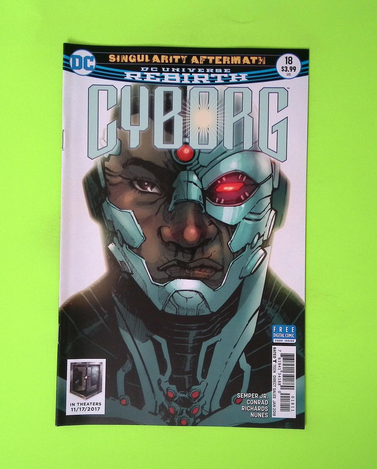 Cyborg #18 Vol. 2 2018 DC Comics Higher Grade Comic Book Q107-131