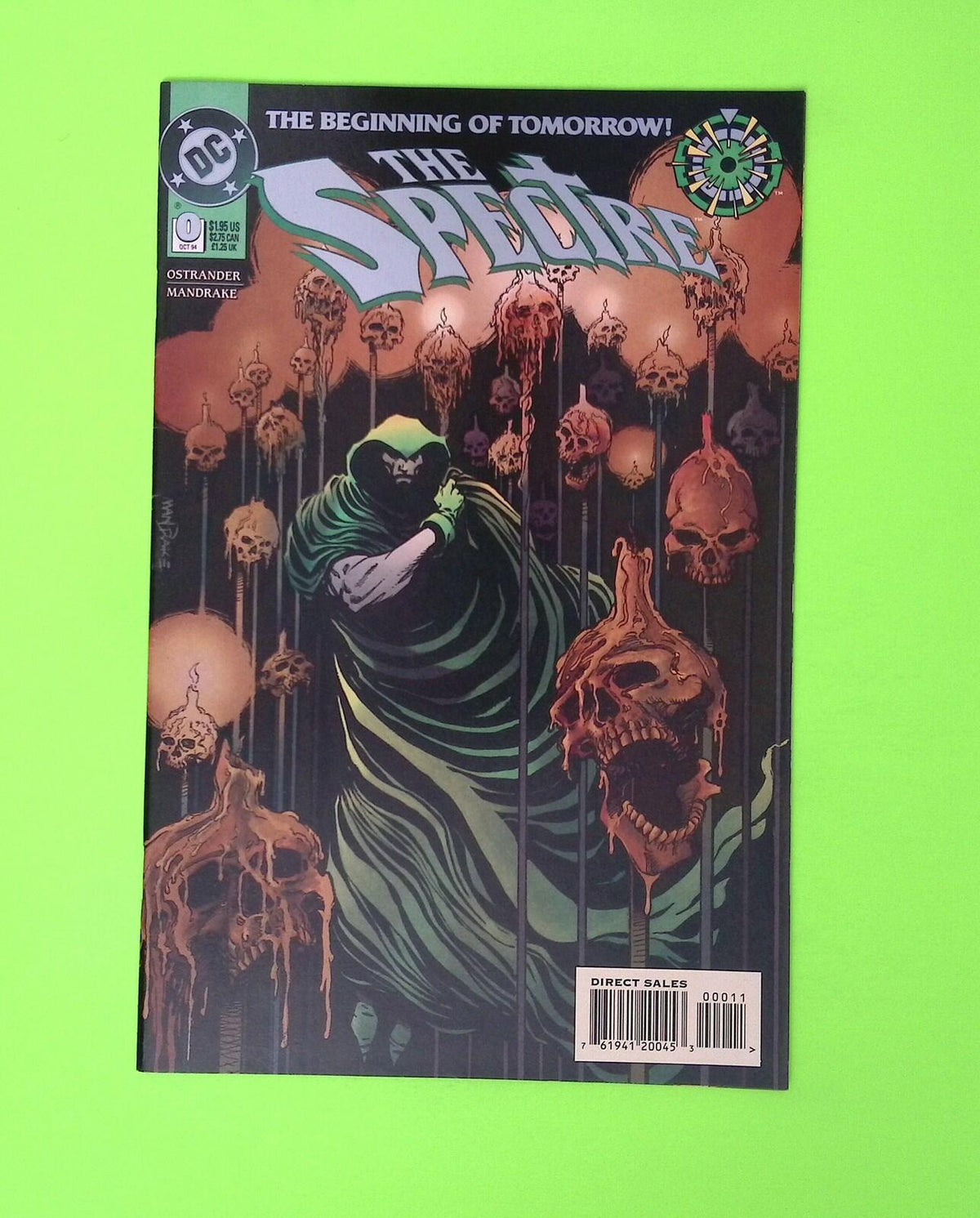 Spectre #0 Vol. 3 1994 DC Comics High Grade Comic Book B103-13