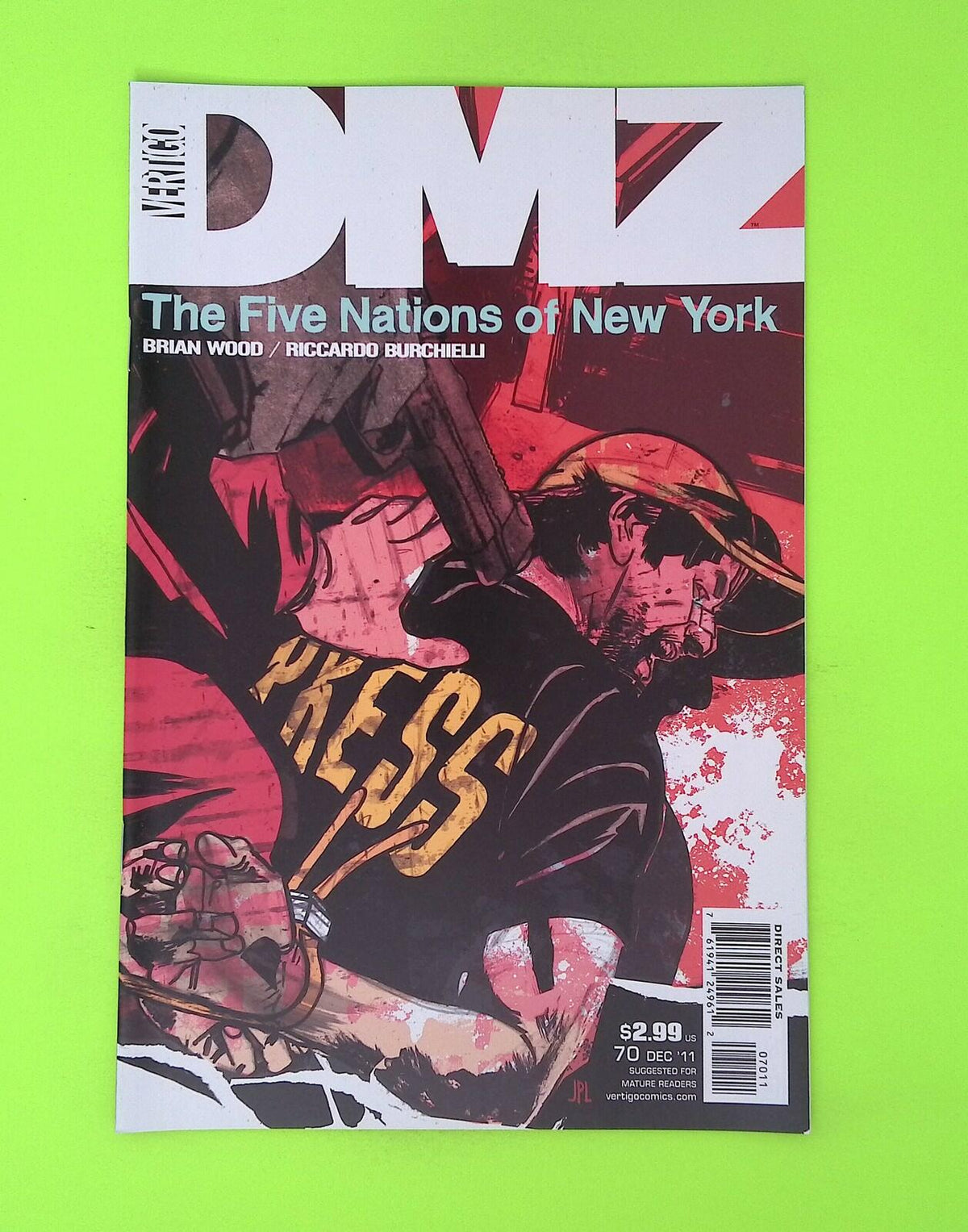 DMZ #70 2011 Vertigo High Grade Comic Book W176-223
