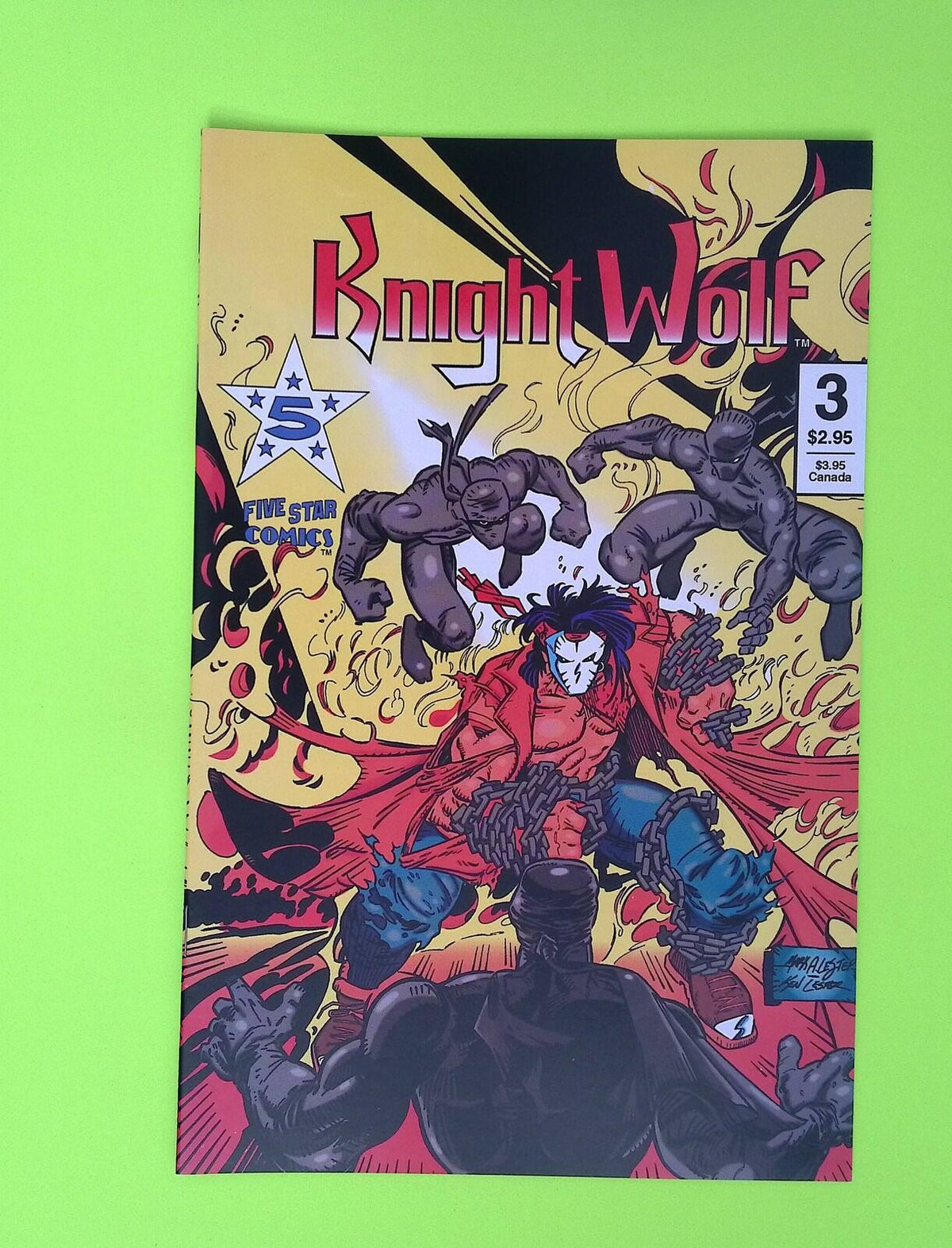 Knight Wolf #3 Five Star Comics High Grade Comic Book X15-31