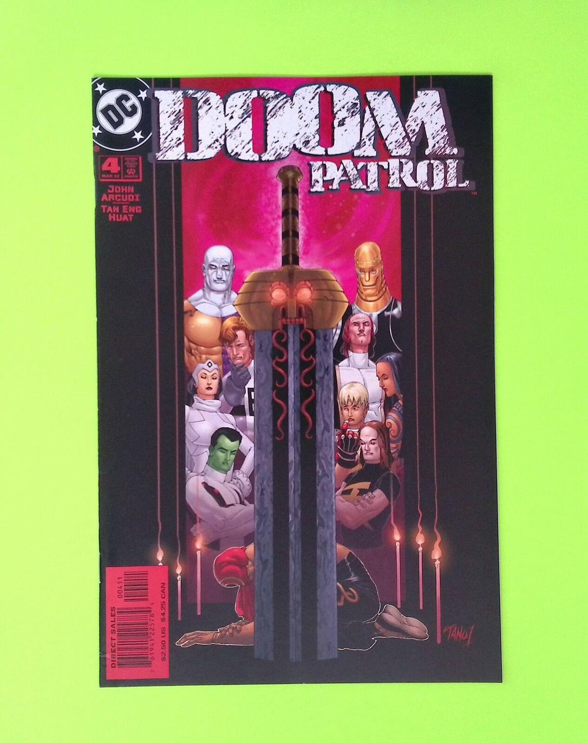 Doom Patrol #4 Vol. 3 DC Comics Higher Grade Comic Book X263-122