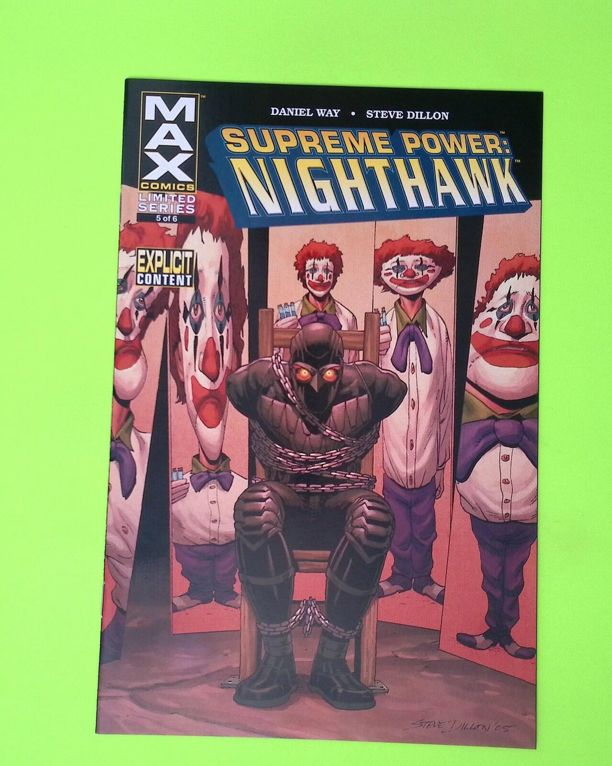 Supreme Power Nighthawk #5 2006 MAX Comics High Grade Comic Book X66-110