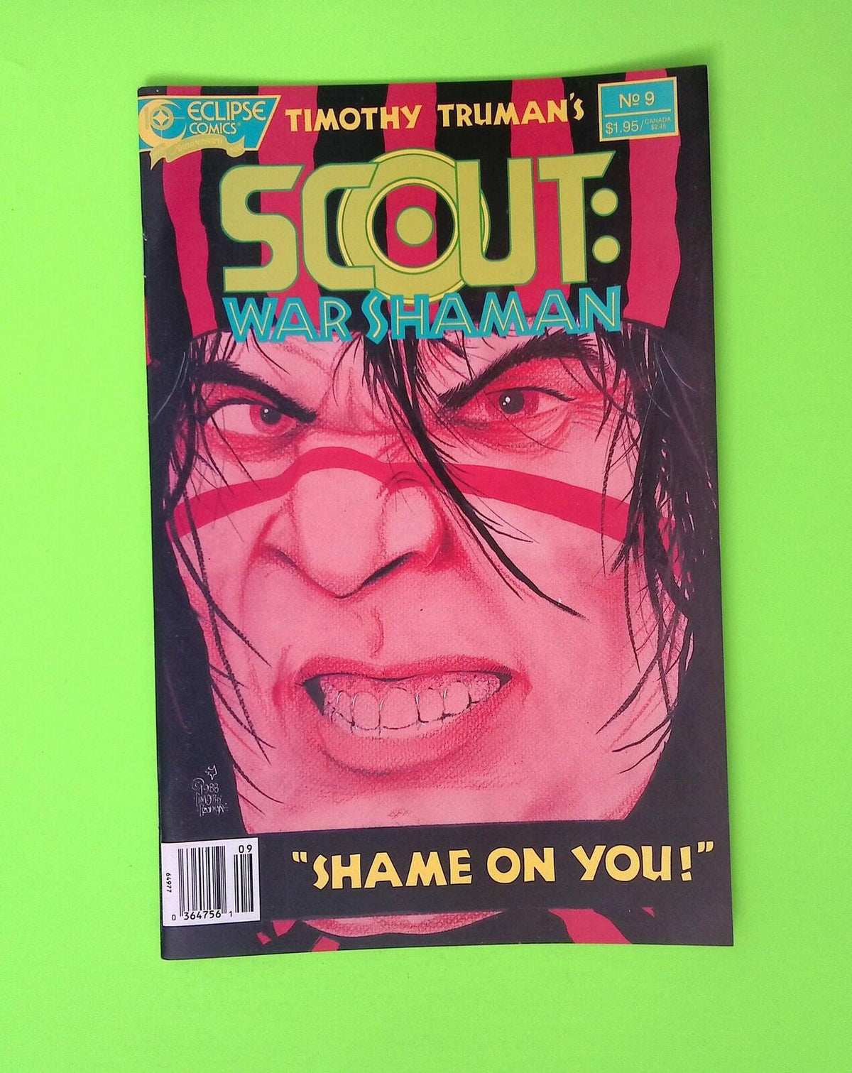 Scout War Shaman #9 1989 Eclipse Comics High Grade Comic Book B6-130