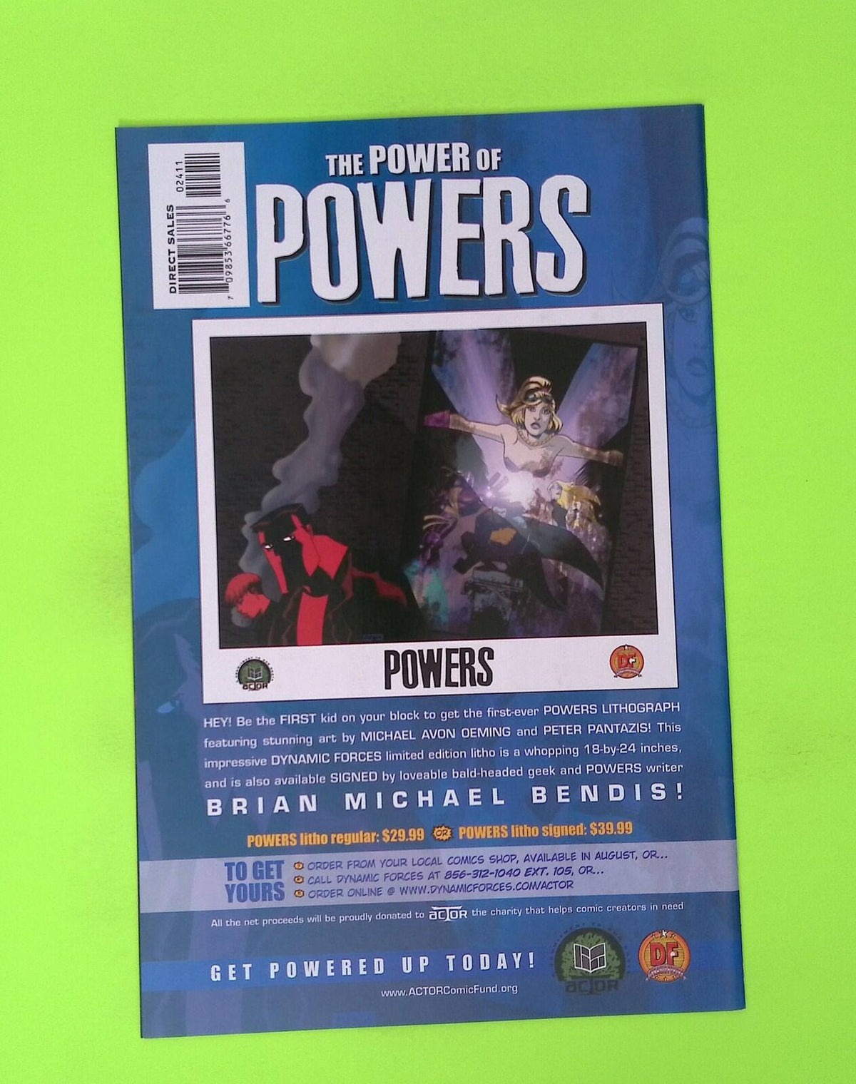 Powers #24 Vol. 1 2002 Image Comics High Grade Comic Book W137-18