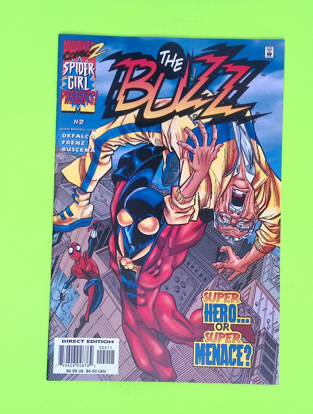 The Buzz #2 2000 MC2 High Grade Comic Book W116-98