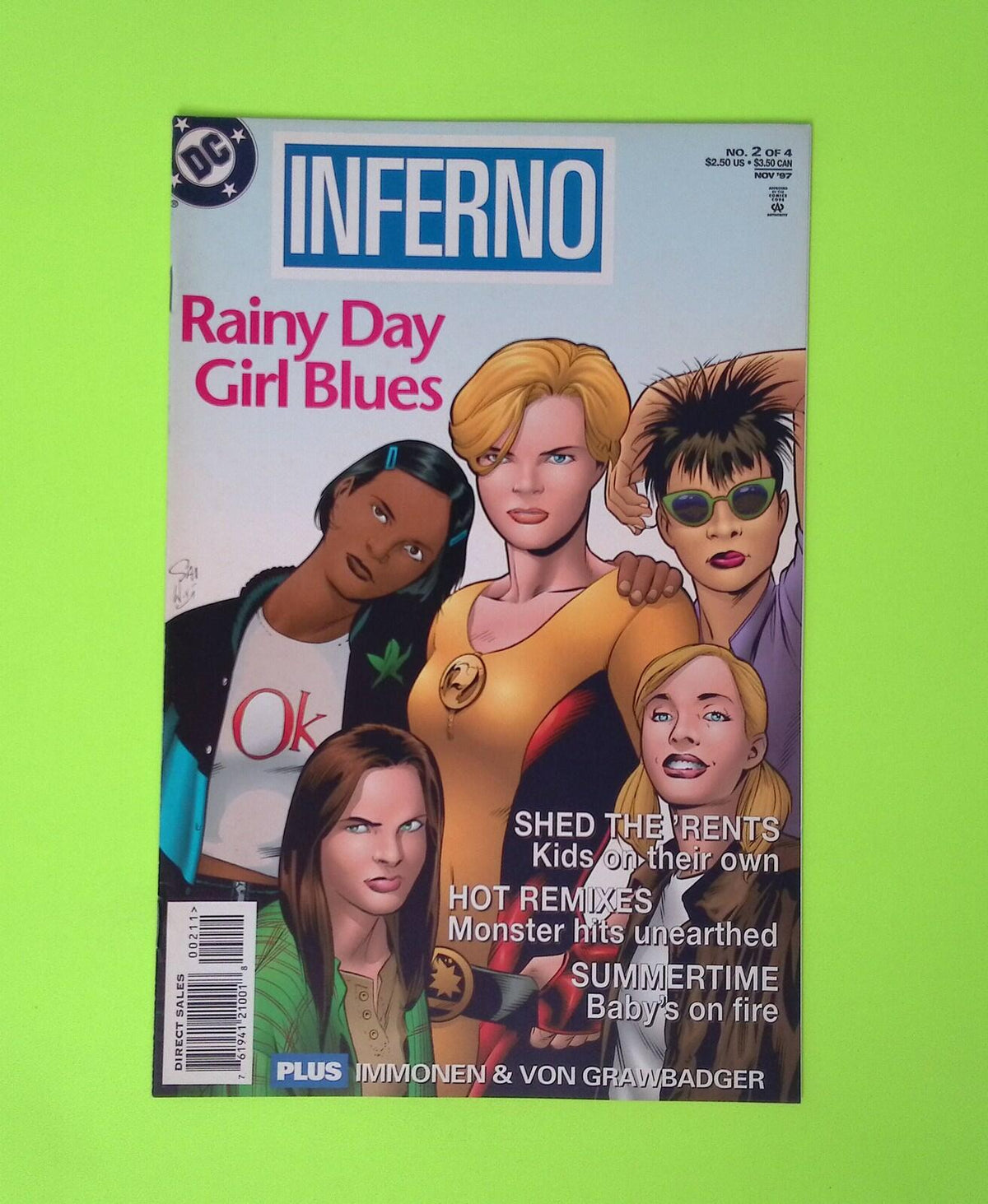 Inferno #2 1997 DC Comics Higher Grade Comic Book X255-159