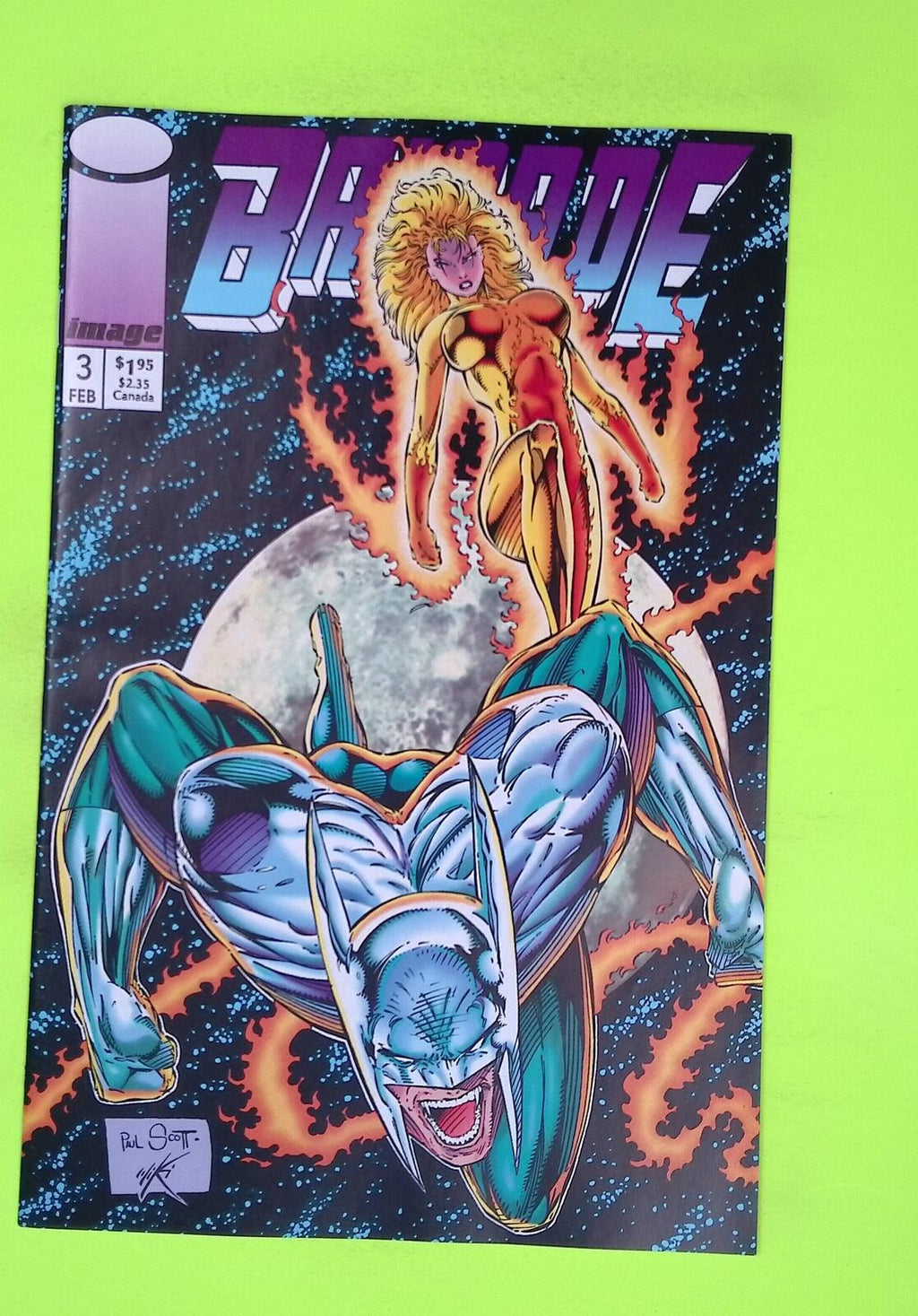 Brigade #3 Vol. 1 1993 Image Comics Mid Grade Comic Book K22-252