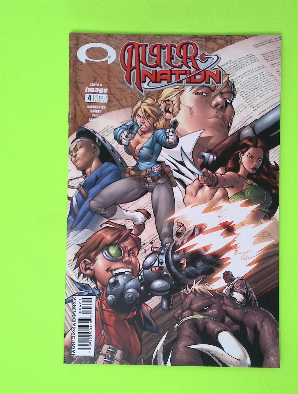 Alter Nation #4b 2004 Image Comics Variant 8.0 Comic Book P81-126