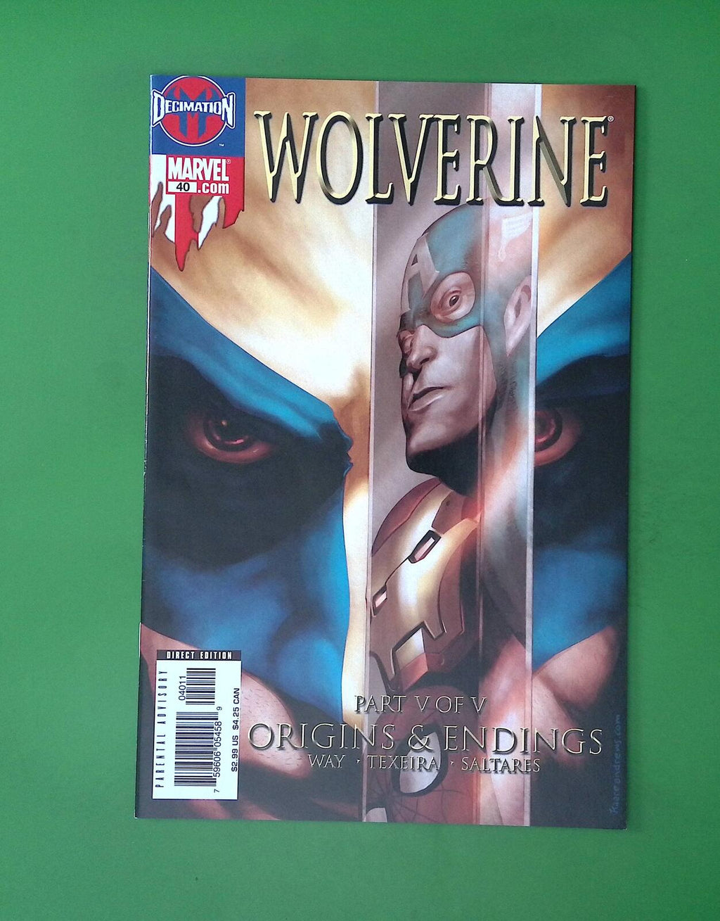 Wolverine #40 Vol. 3 2006 Marvel Comics 8.0 Comic Book H94-157