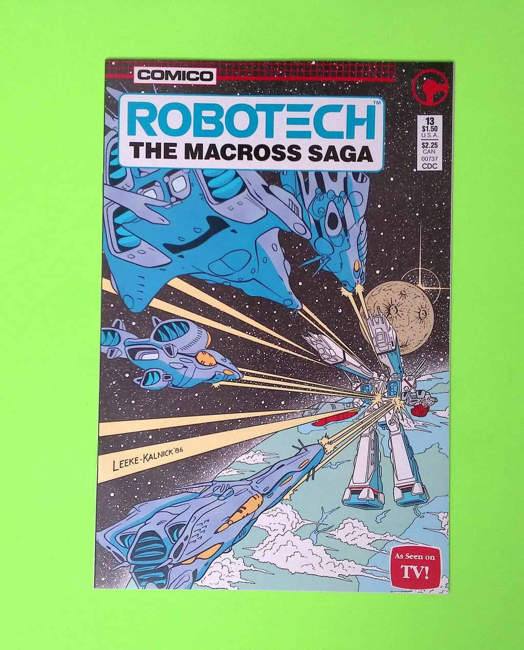 Robotech The Macross Saga #13 1986 Comico Comics High Grade Comic Book B61-262
