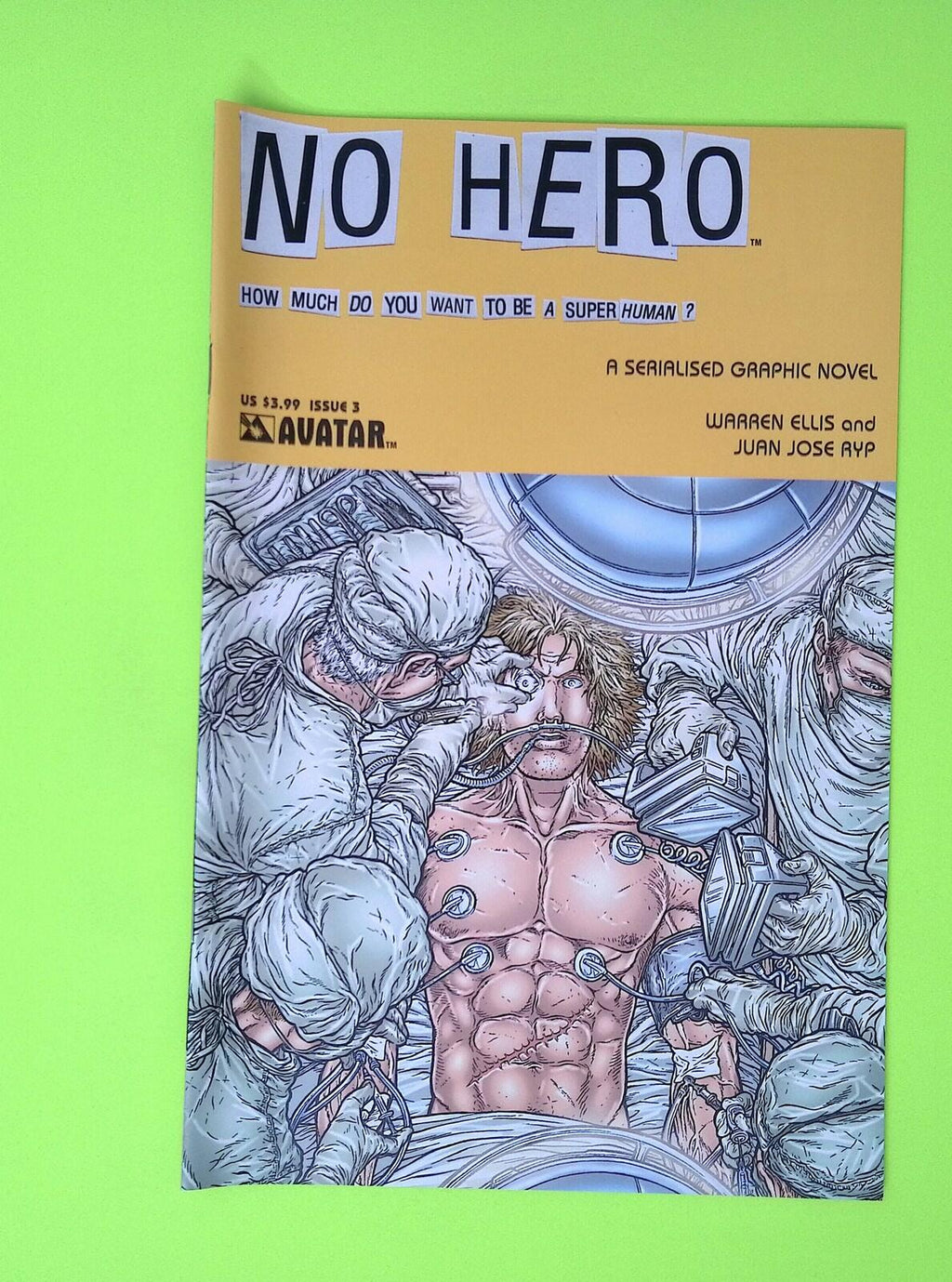 No Hero #3 2008 Avatar Press High Grade Comic Book W232-78