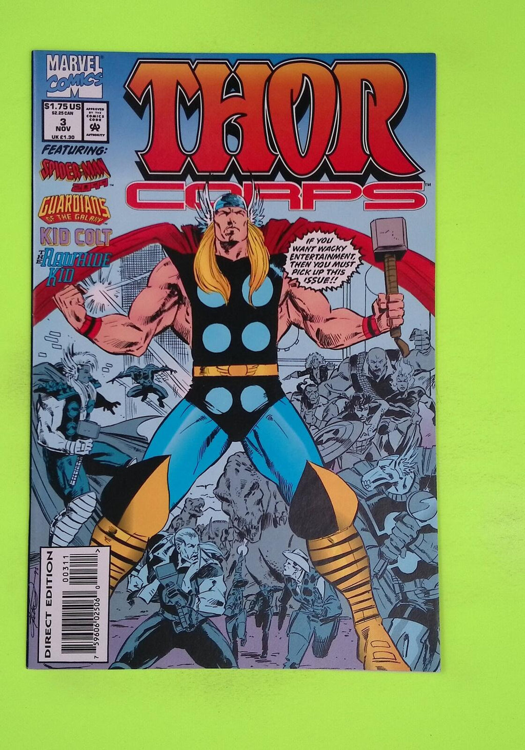 Thor Corps #3 1993 Marvel Comics Mid Grade Comic Book A68-155