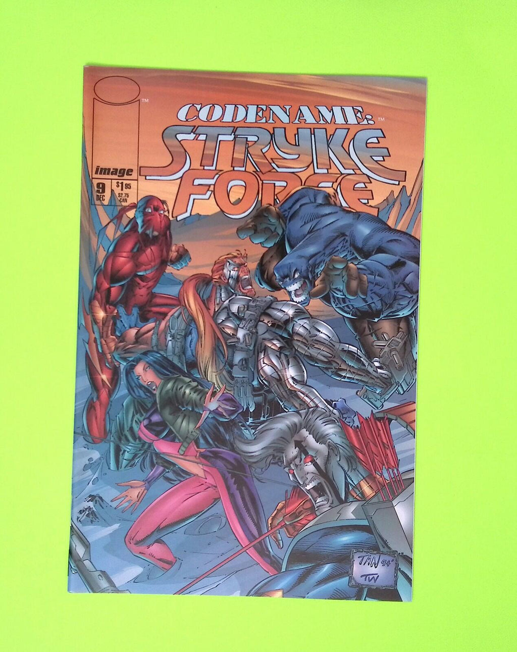 Codename Stryke Force #9 1994 Image Comics Higher Grade Comic Book X248-24
