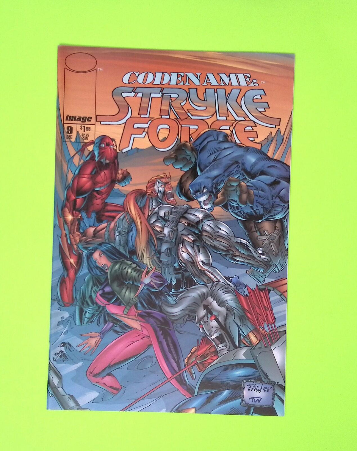 Codename Stryke Force #9 1994 Image Comics Higher Grade Comic Book X248-24