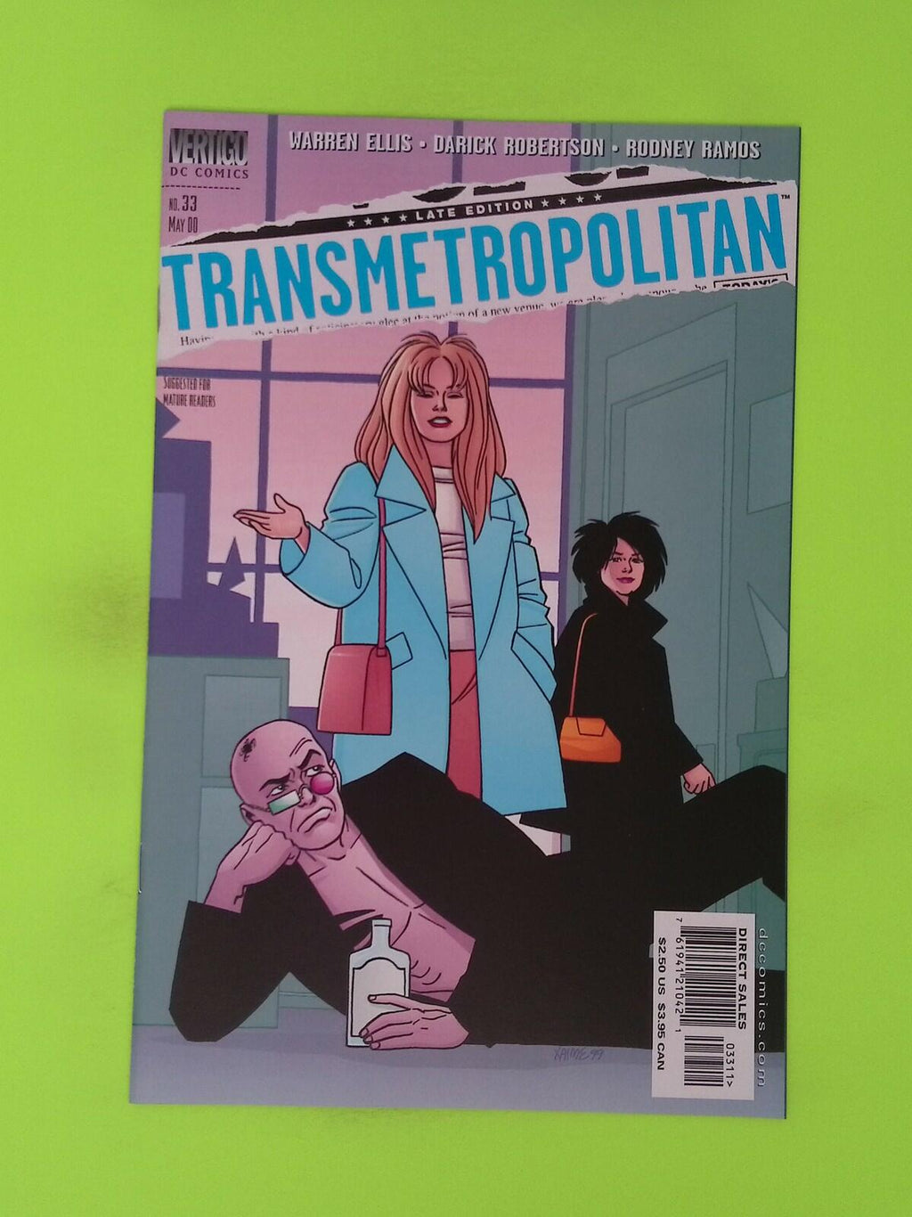 Transmetropolitan #33 2000 Vertigo High Grade Comic Book W93-247