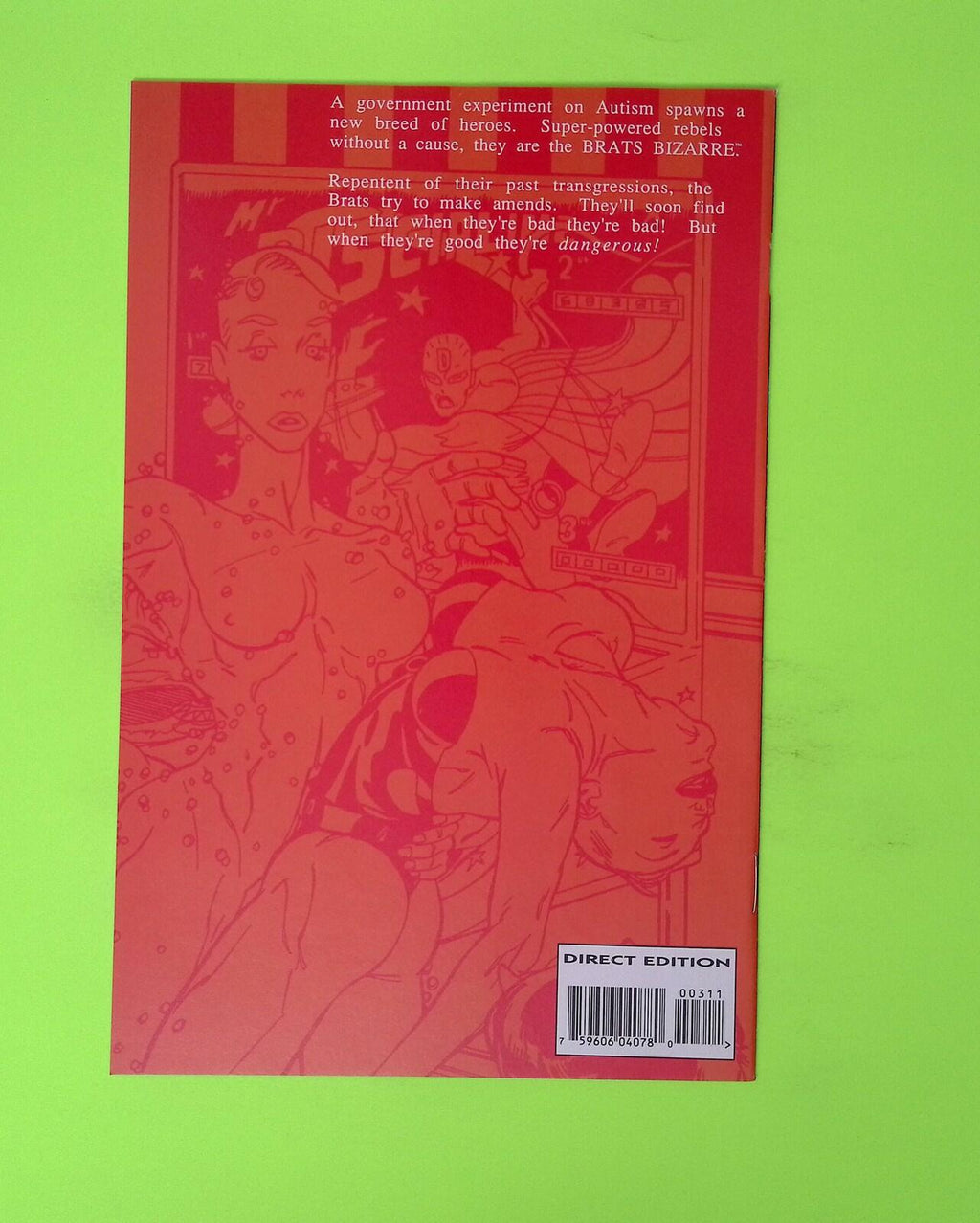 Brats Bizarre #3 1994 Epic Comics Higher Grade Comic Book X232-102