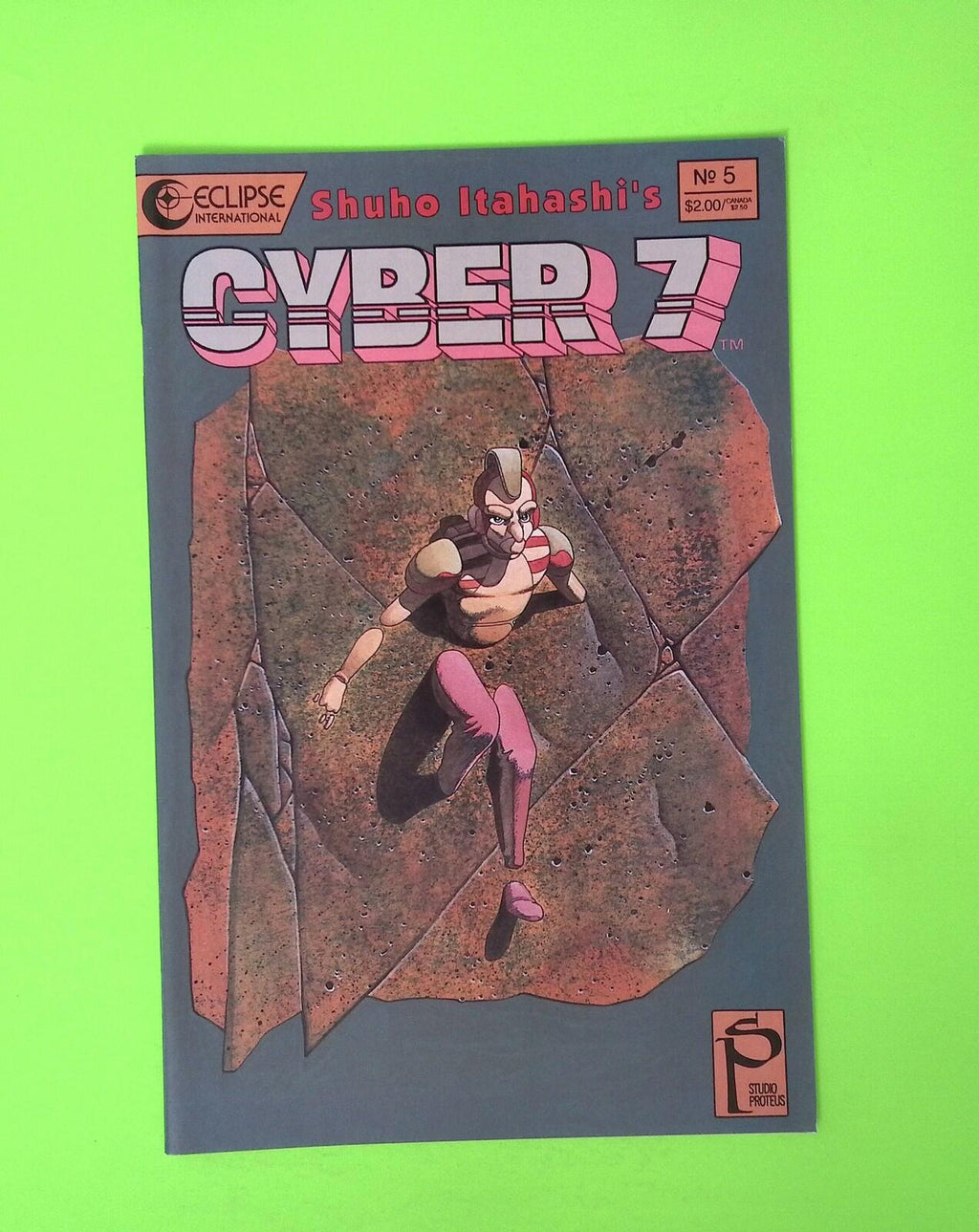 Cyber 7 #5 Vol. 1 1989 Eclipse Comics High Grade Comic Book B7-224