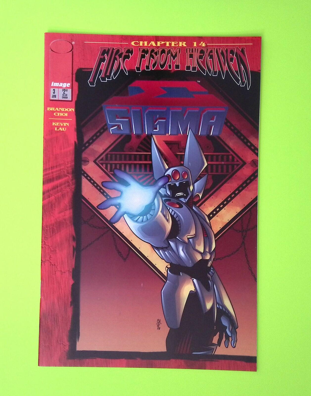 Sigma #3 1996 Image Comics High Grade Comic Book W276-135