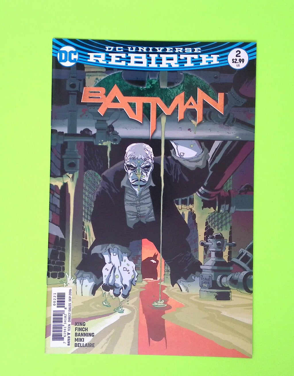 Batman #2b Vol. 3 2016 DC Comics Variant High Grade Comic Book X179-19