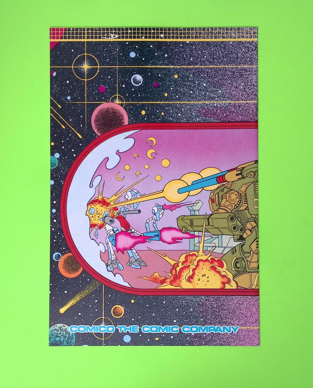 Robotech The Macross Saga #7 1985 Comico Comics High Grade Comic Book B61-255