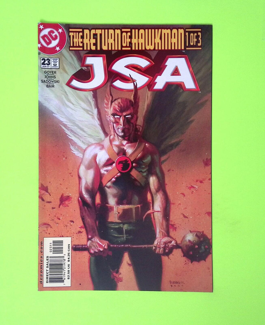 JSA #23 2001 DC Comics Higher Grade Comic Book X293-12