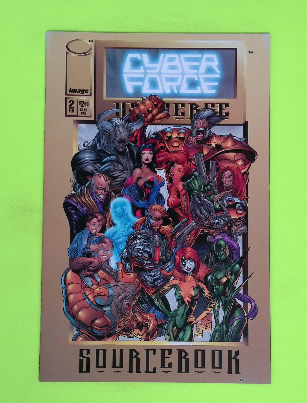 Cyberforce Universe Sourcebook #2 1995 Image Comics 8.0 Comic Book M65-173