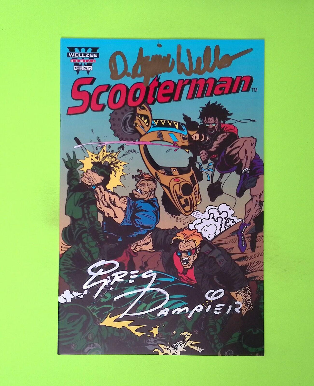 Scooterman #1 1996 Wellzee Comics High Grade Comic Book X276-151