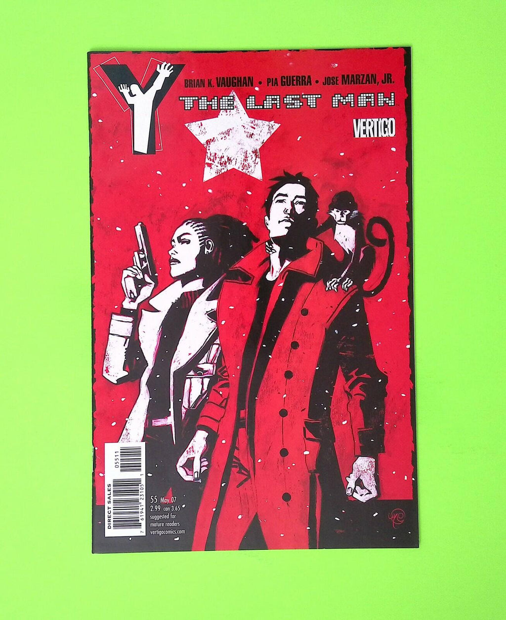 Y The Last Man #55 2007 Vertigo Higher Grade Comic Book B80-232