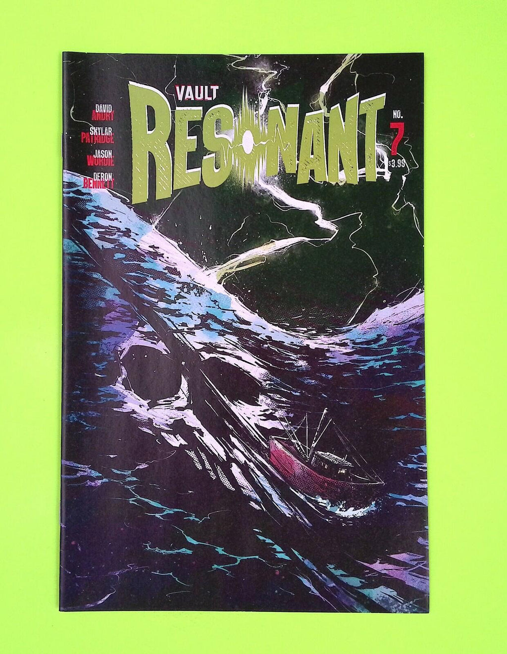 Resonant #7 2021 Vault Comics High Grade Comic Book J87-216