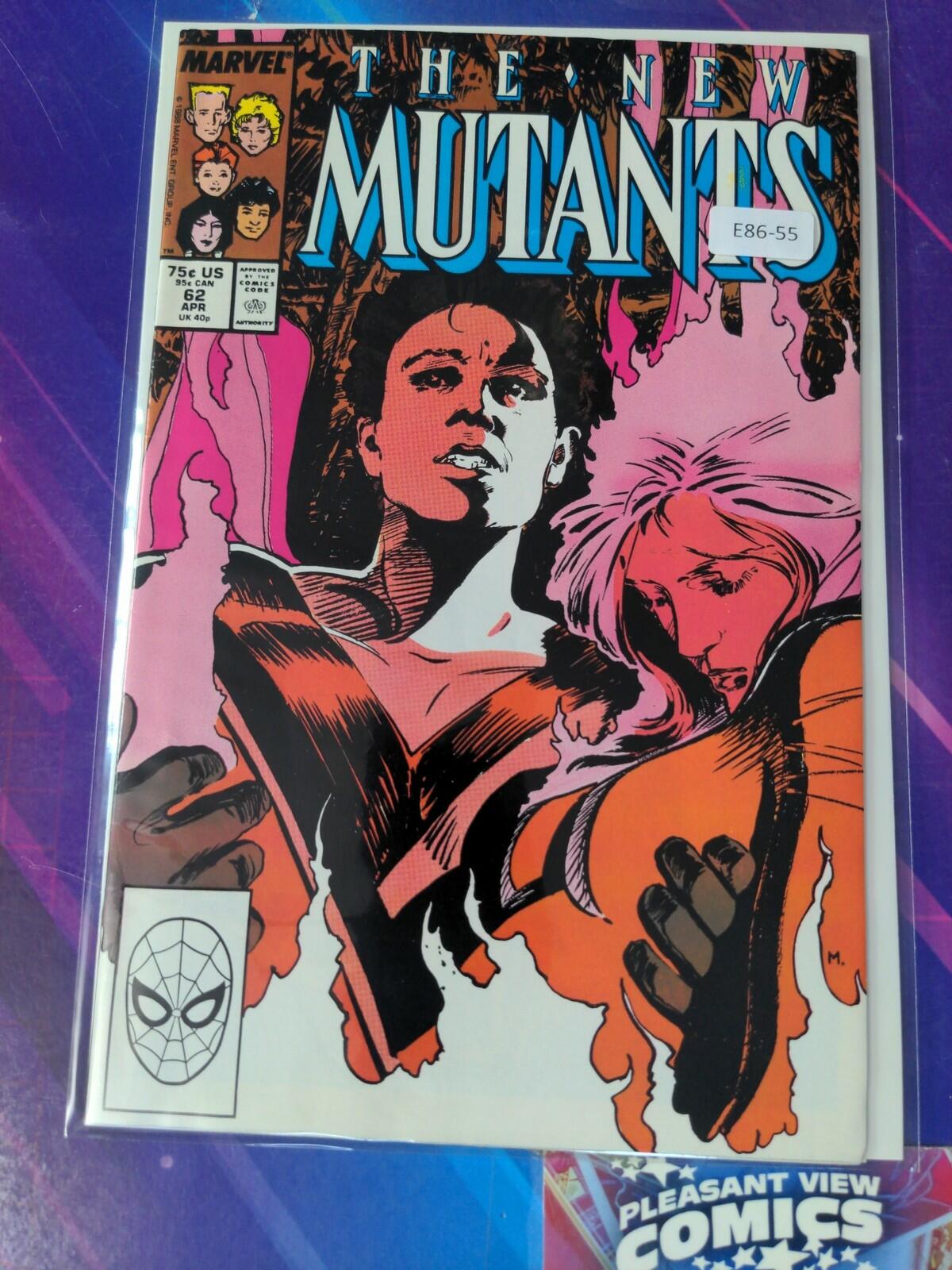 NEW MUTANTS #62 VOL. 1 8.0 MARVEL COMIC BOOK E86-55