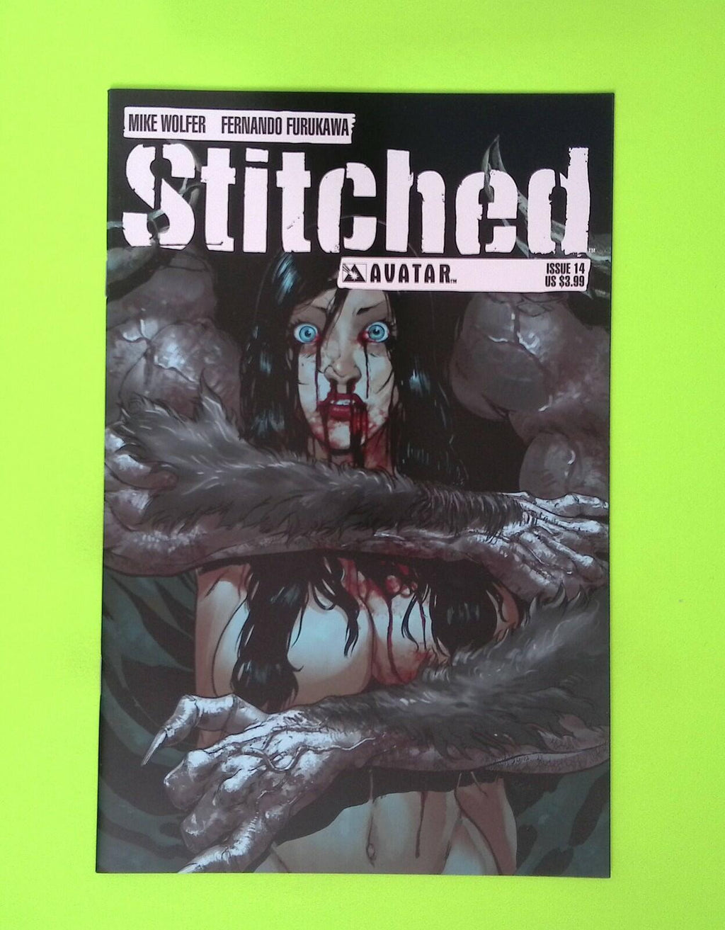 Stitched #14 2013 Avatar Press High Grade Comic Book W223-176