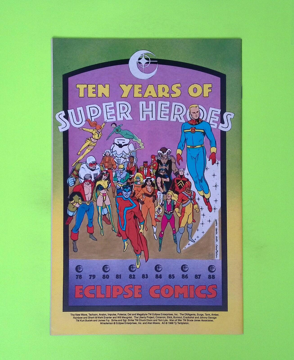 Sky Wolf #1 Eclipse Comics Higher Grade Comic Book X293-71