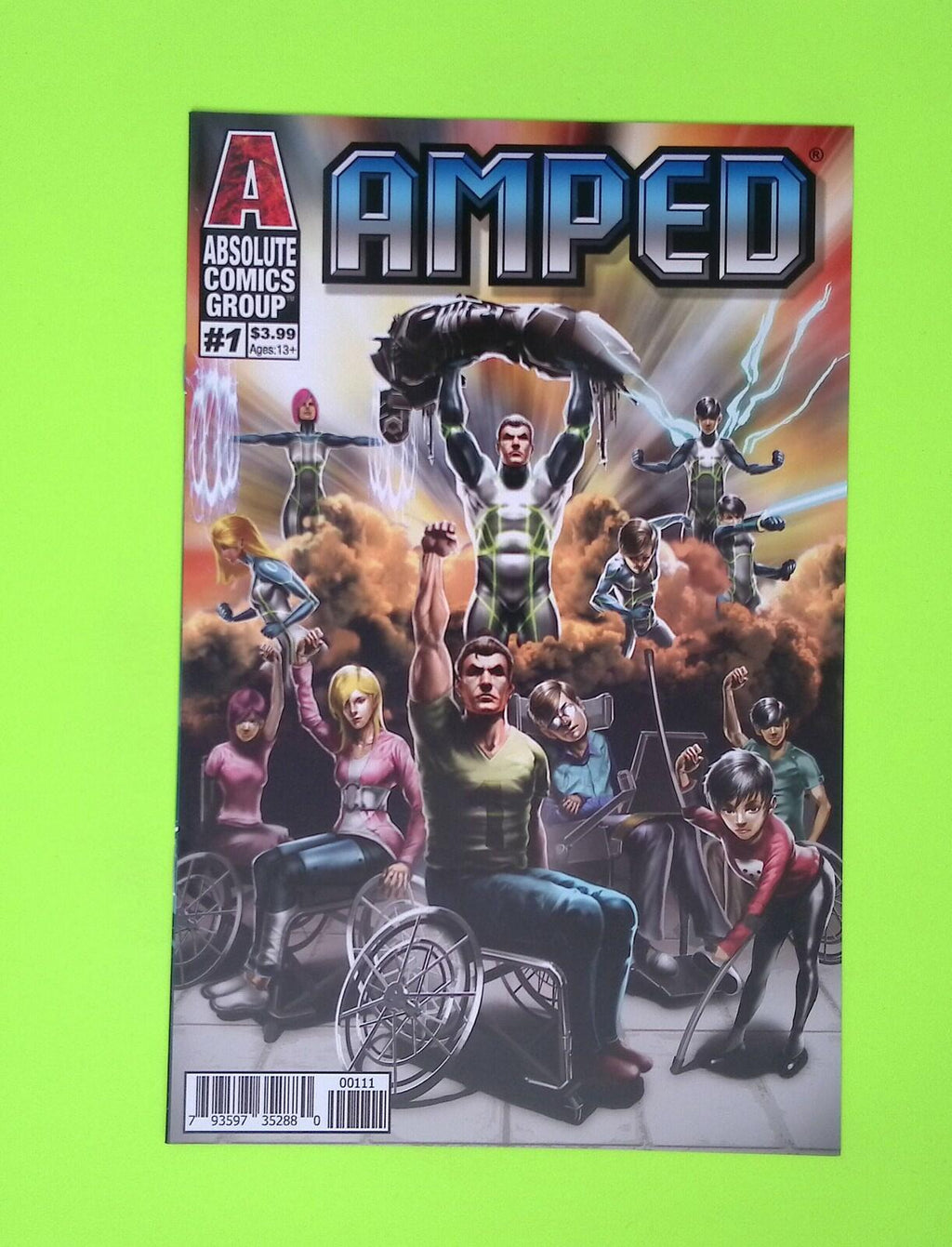 Amped #1 2019 Absolute Comics Group High Grade Comic Book W224-257