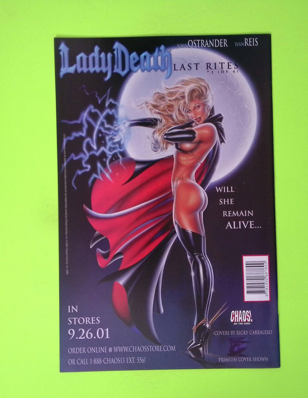 Jade #4 2001 Chaos! Comics High Grade Comic Book R108-218