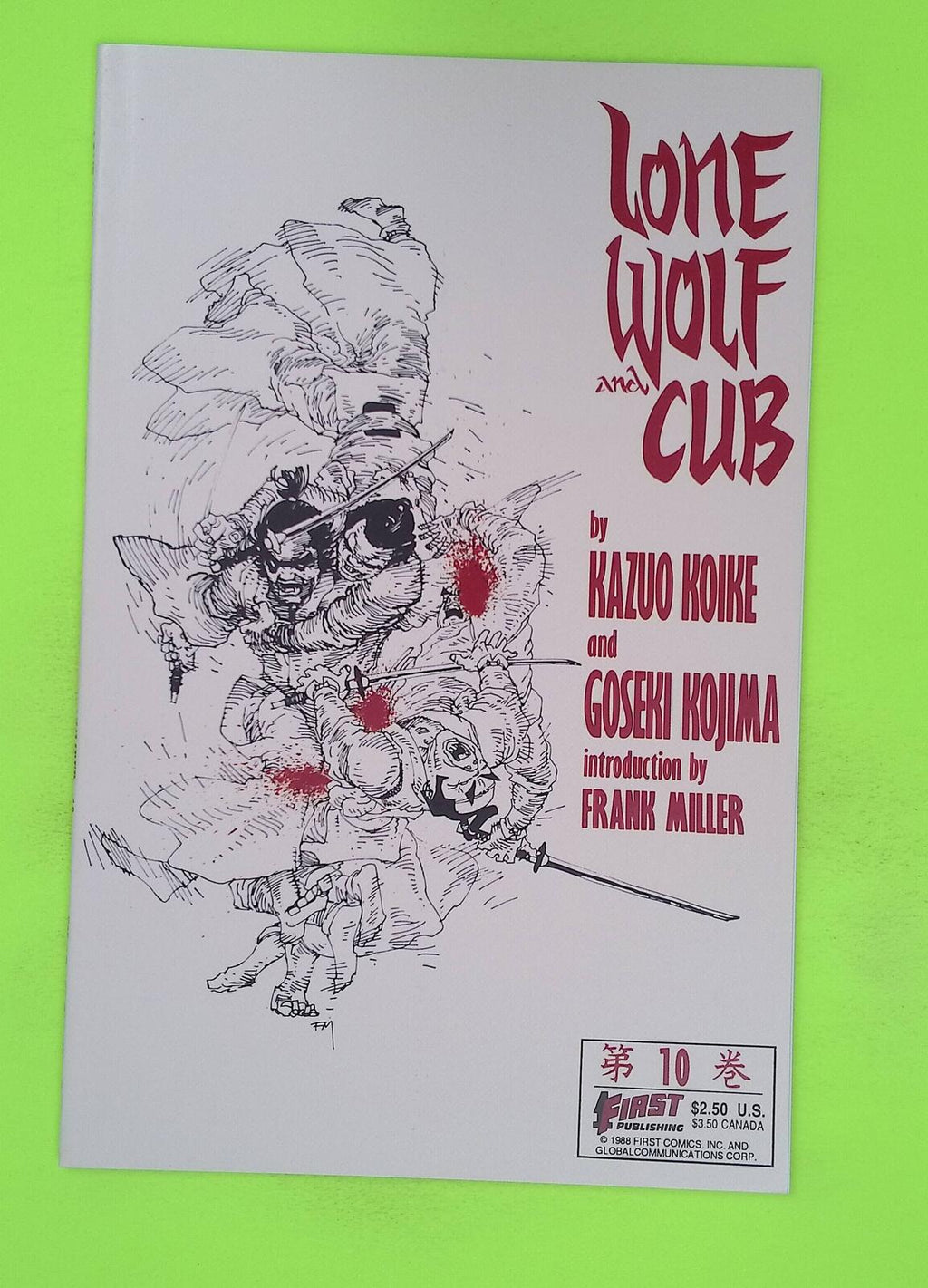 Lone Wolf & Cub #10 1988 First Comics High Grade Comic Book L56-4