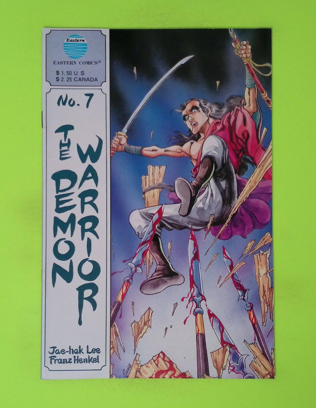 The Demon Warrior #7 Eastern Comics 7.0 Comic Book Q9-49