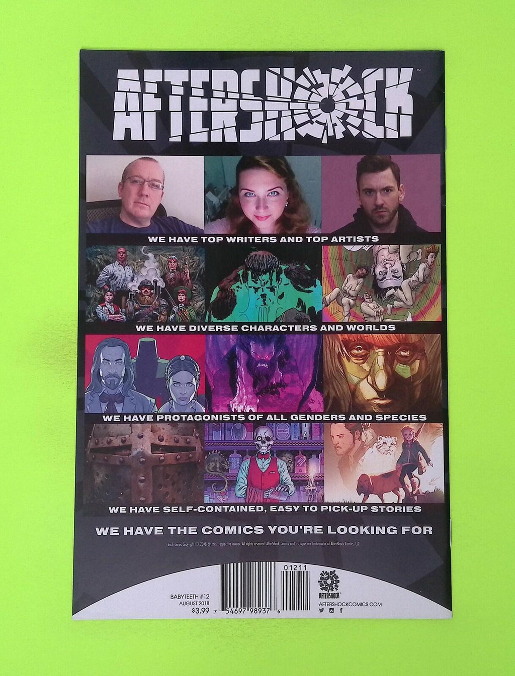 Babyteeth #12 2018 AfterShock Comics High Grade Comic Book W25-63