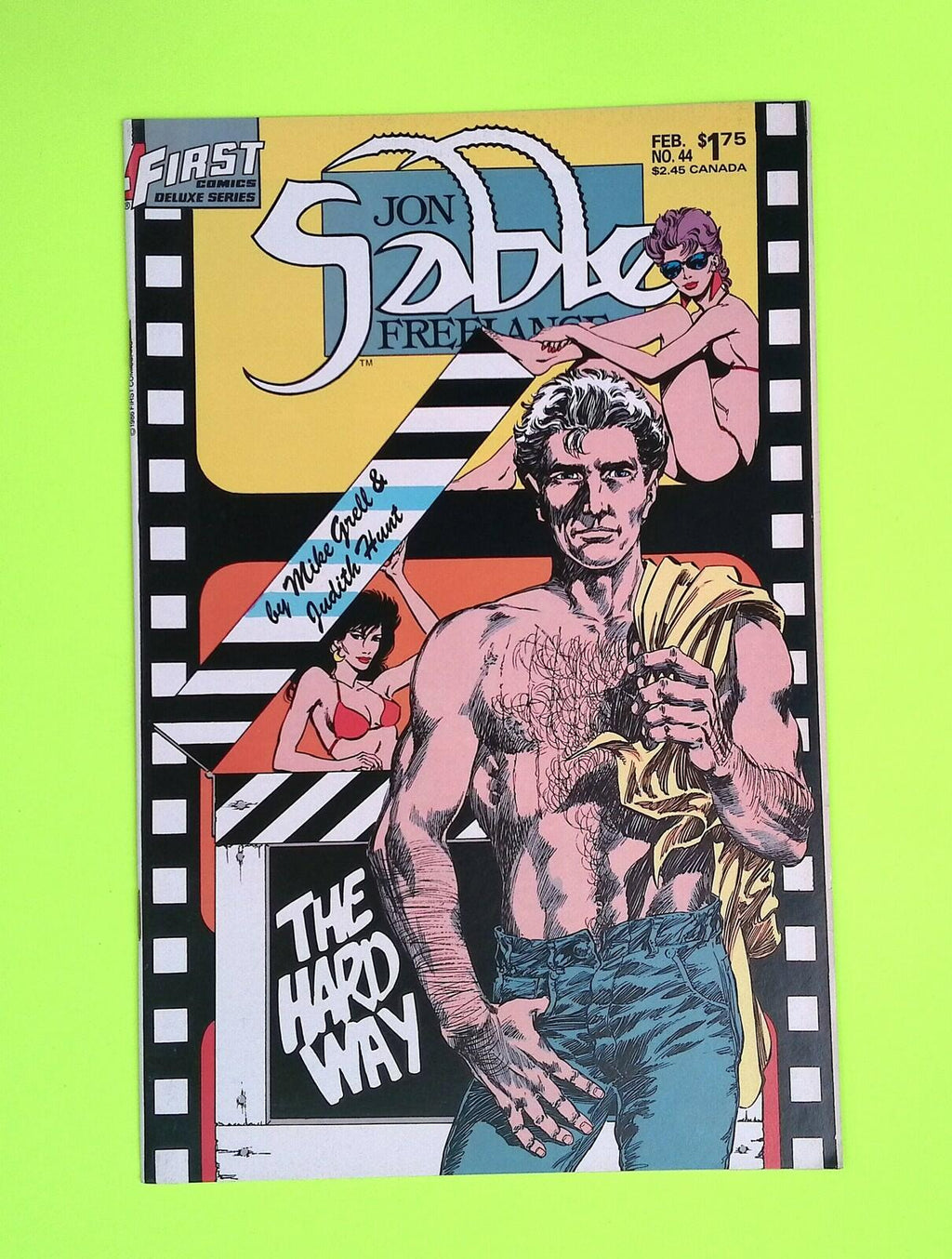 Jon Sable, Freelance #44 1987 First Comics 8.0 Comic Book J49-120
