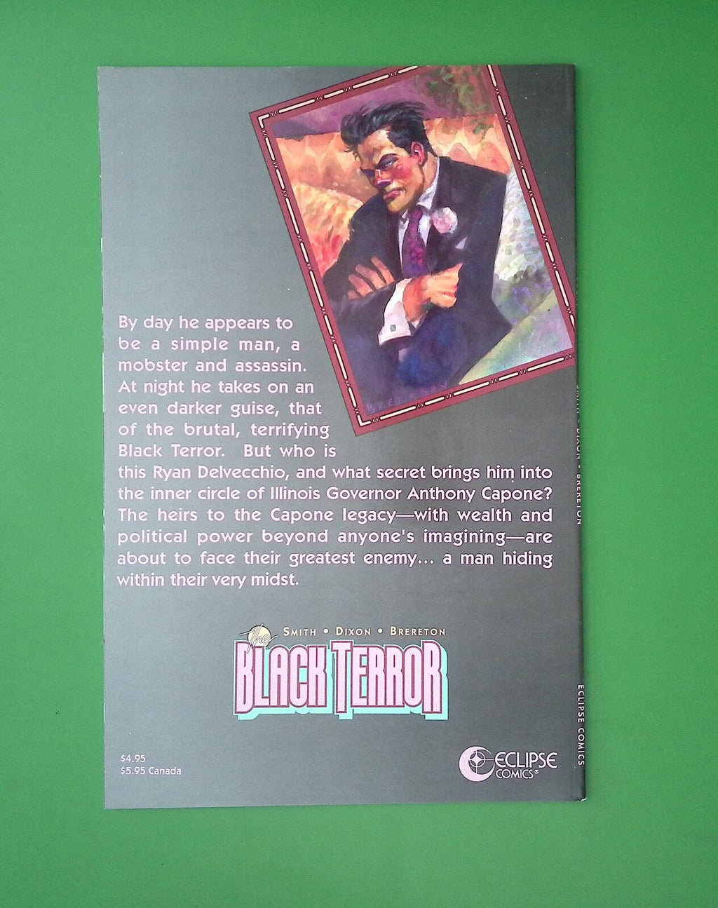 BLACK TERROR #1 VOL. 2 8.0 ECLIPSE COMIC BOOK TS72-75