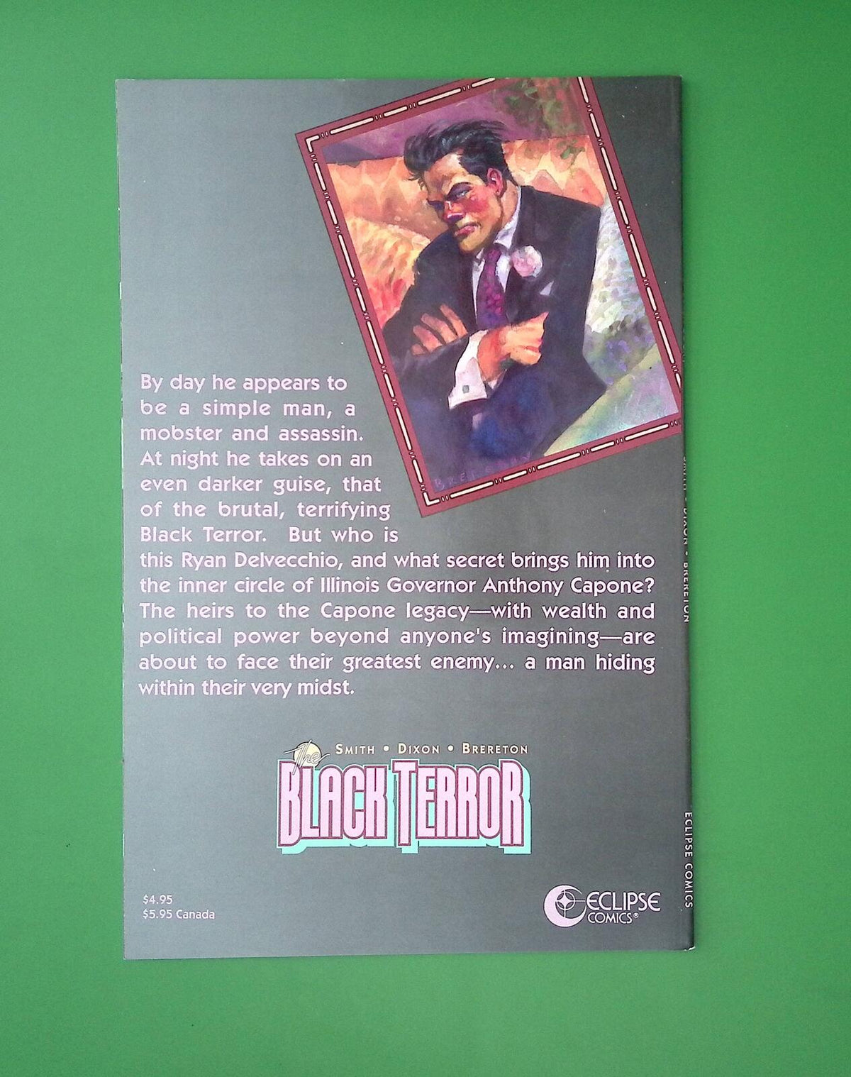 BLACK TERROR #1 VOL. 2 8.0 ECLIPSE COMIC BOOK TS72-75