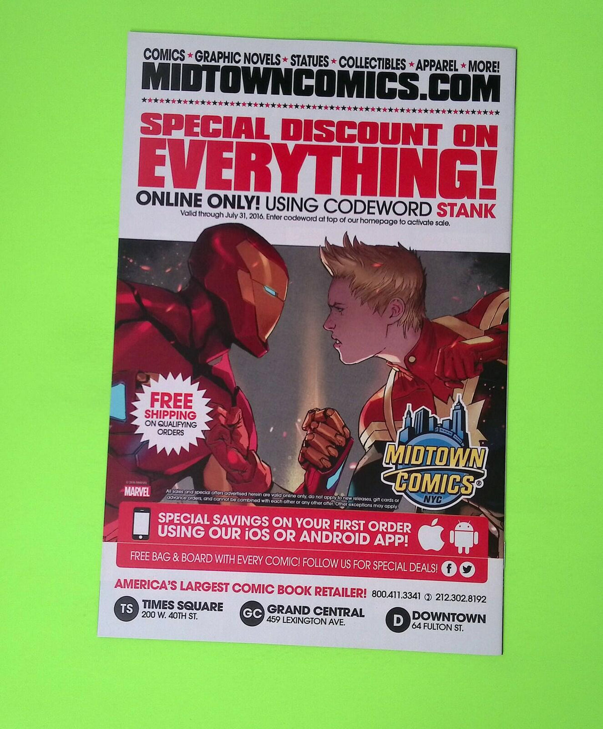 Old Man Logan #9 Vol. 2 2016 Marvel Comics High Grade Comic Book B31-282