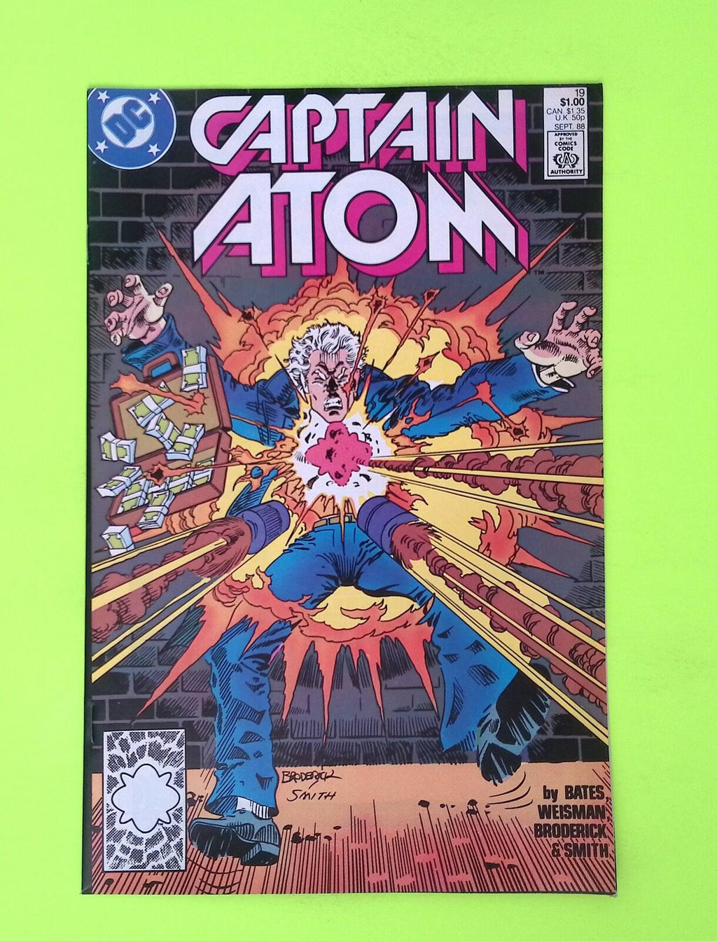 Captain Atom #19 Vol. 3 1988 DC Comics High Grade Comic Book W39-97